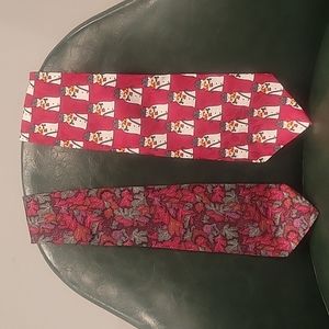 Set of 2 holiday ties